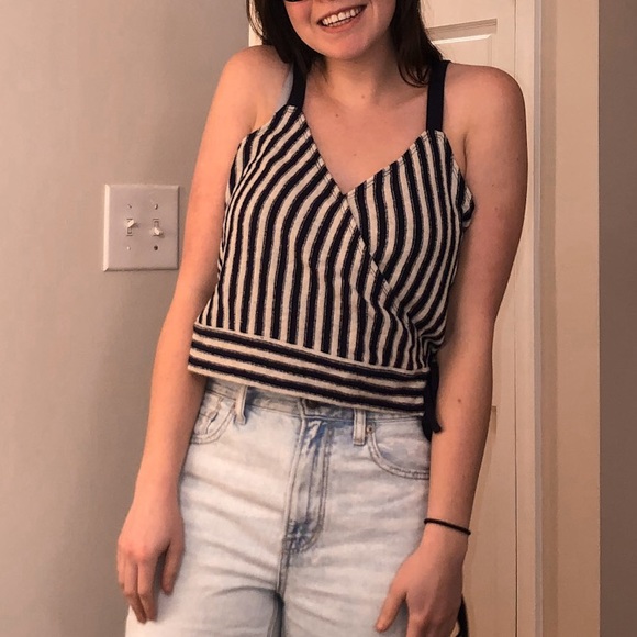 NWT Madewell Striped Tank Top - Picture 1 of 7